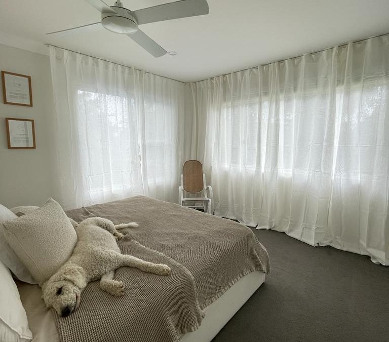 Elevate your Home with IKEA Dytag curtains and Vidga single track rail